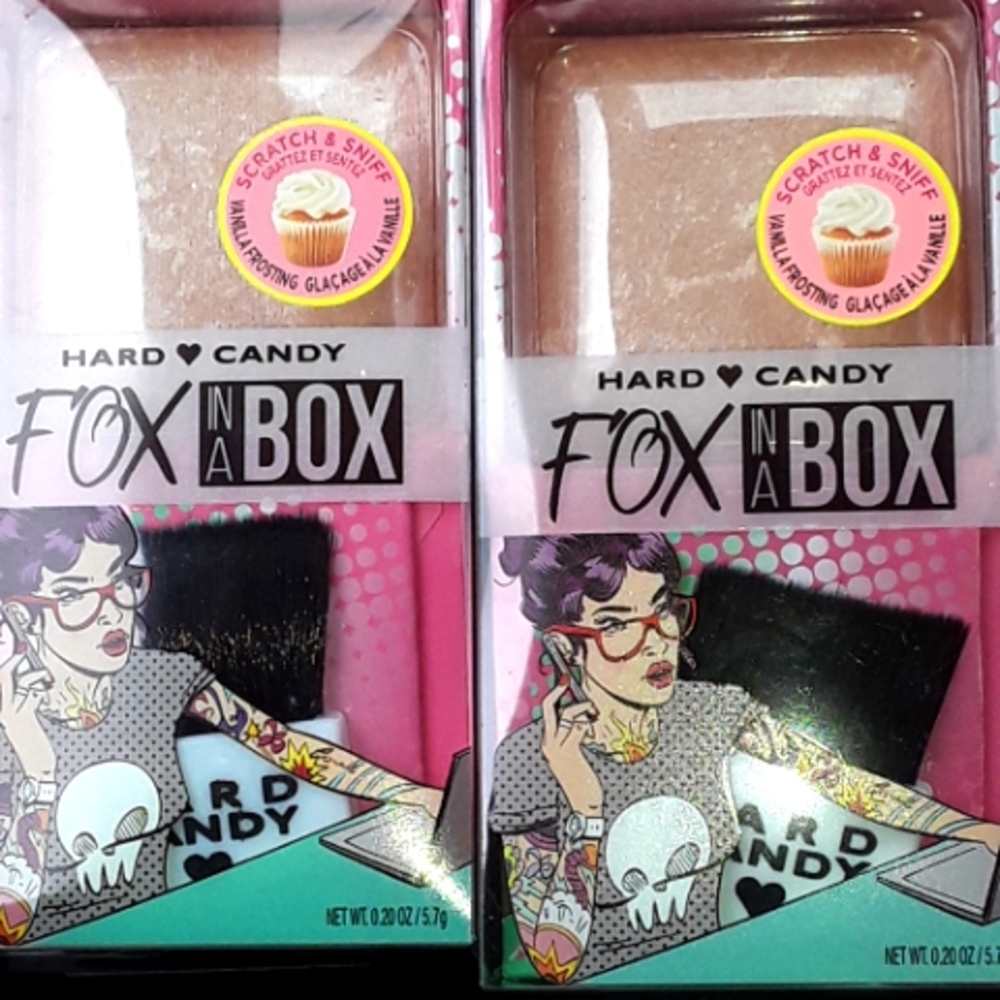 6 PC HARD CANDY FOX IN A BOX MARBLEIZED BAKED BRONZER SET